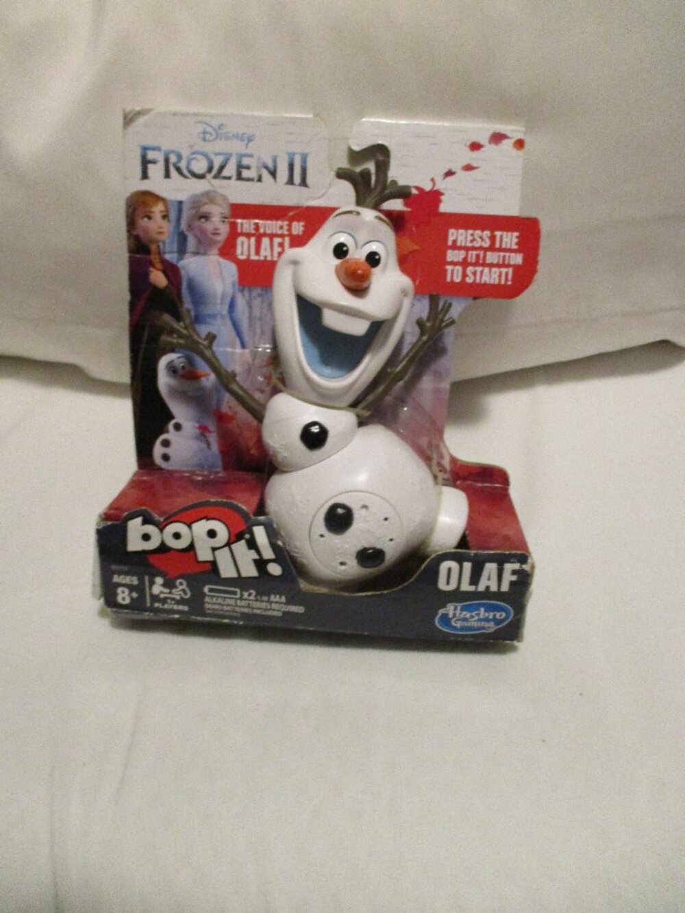 Hasbro Gaming Multicolor Disney Frozen II Bop It Olaf Character Figure Age 8+